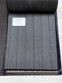56CN5242 CANONICO(カノニコ) TRADITIONAL WORSTED 21 グレー/ブラウン シャドーストライプ[生地] CANONICO(カノニコ) サブ画像
