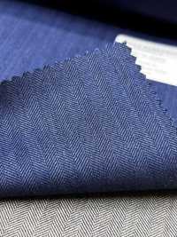 56CN5265 CANONICO(カノニコ) PERENNIAL-CLASSICS ブルー ヘリンボーン[生地] CANONICO(カノニコ) サブ画像