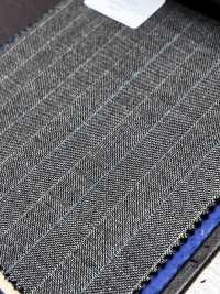 56CN5281 CANONICO(カノニコ) TRADITIONAL WORSTED 21 ブラウン/サックス ストライプ[生地] CANONICO(カノニコ) サブ画像