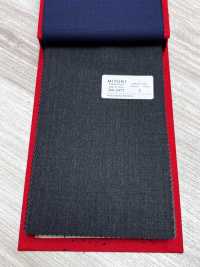 3ML4471 26AW 御幸生地 MIYUKI エッセンシャルズ ESSENTIALS STRETCH TWILL チャコールグレー 無地 御幸毛織(ミユキ) サブ画像