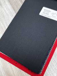 3ML4504 26AW 御幸生地 MIYUKI エッセンシャルズ ESSENTIALS STRETCH TWILL 黒 ストライプ 御幸毛織(ミユキ) サブ画像