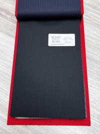 3ML4504 26AW 御幸生地 MIYUKI エッセンシャルズ ESSENTIALS STRETCH TWILL 黒 ストライプ 御幸毛織(ミユキ) サブ画像