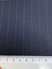 4MR4682 26AW Super100's × CASHIMERE 紺 ストライプ[生地] 御幸毛織(ミユキ) サブ画像