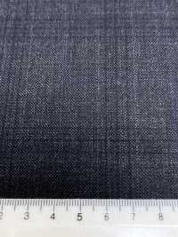 4MR4715 26AW Super100's × CASHIMERE チャコールグレー チェック[生地] 御幸毛織(ミユキ) サブ画像