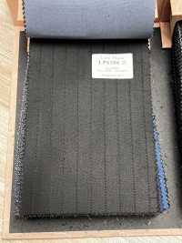 LP6586 Loro Piana Super130's 黒 ストライプ[生地] 細井商事株式会社 サブ画像