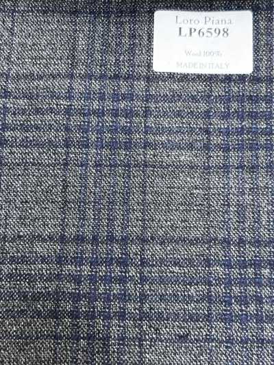 Loro Piana グレー×ネイビー チェック