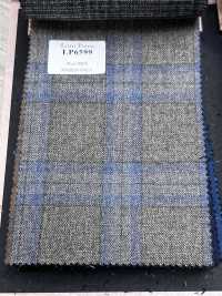LP6599 Loro Piana ブラウン×ブルー チェック[生地] 細井商事株式会社 サブ画像