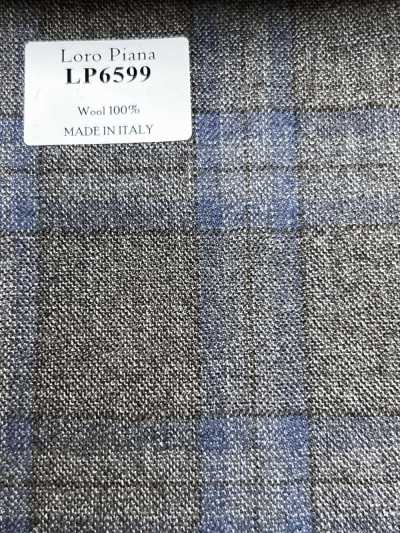 Loro Piana ブラウン×ブルー チェック