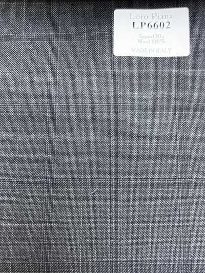 Loro Piana Super130's グレー チェック