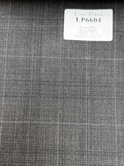 Loro Piana Super150's ブラウン チェック