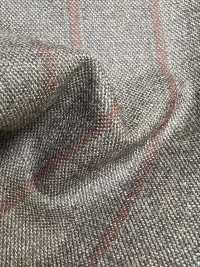 LP6607 Loro Piana ブラウン×オレンジ ストライプ[生地] 細井商事株式会社 サブ画像
