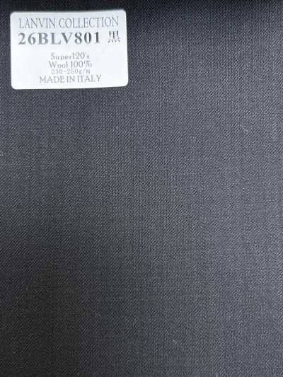 LANVIN COLLECTION Super120's 黒 無地