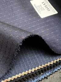 LV5193 LANVIN COLLECTION ネイビー×ブラウン ストライプ[生地] 細井商事株式会社 サブ画像
