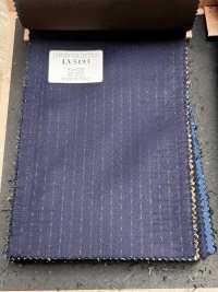 LV5193 LANVIN COLLECTION ネイビー×ブラウン ストライプ[生地] 細井商事株式会社 サブ画像