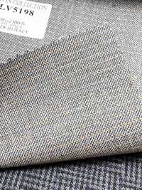 LV5198 LANVIN COLLECTION ライトグレー×ベージュ ボーダー[生地] 細井商事株式会社 サブ画像
