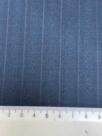 LV6165 LANVIN COLLECTION Super120's ブルーグリーン ストライプ[生地] 細井商事株式会社 サブ画像
