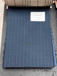 LV6165 LANVIN COLLECTION Super120's ブルーグリーン ストライプ[生地] 細井商事株式会社 サブ画像