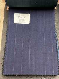 LV6168 LANVIN COLLECTION Super120's ネイビー ストライプ[生地] 細井商事株式会社 サブ画像