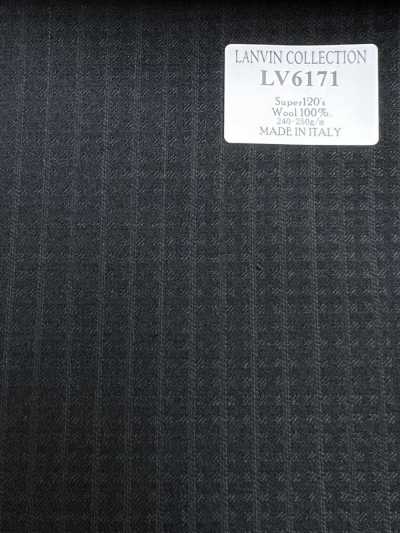 LANVIN COLLECTION Super120's グリーン チェック