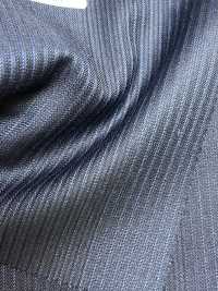 LV6178 LANVIN COLLECTION Super120's ネイビー ストライプ[生地] 細井商事株式会社 サブ画像