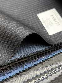 LV6179 LANVIN COLLECTION Super120's 濃紺 ストライプ[生地] 細井商事株式会社 サブ画像