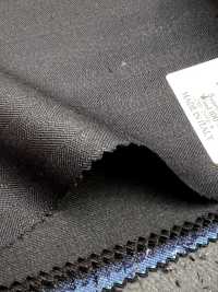 LV6181 LANVIN COLLECTION Super120's 黒 ストライプ[生地] 細井商事株式会社 サブ画像