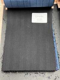 LV6181 LANVIN COLLECTION Super120's 黒 ストライプ[生地] 細井商事株式会社 サブ画像