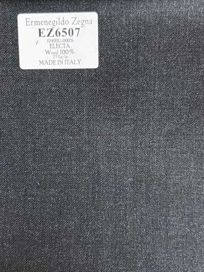 Ermenegildo Zegna ELECTA ダークグレー 無地
