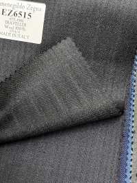 EZ6515 Ermenegildo Zegna TRAVELLER ダークグレー×ネイビー ストライプ[生地] 細井商事株式会社 サブ画像