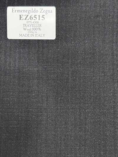 Ermenegildo Zegna TRAVELLER ダークグレー×ネイビー ストライプ