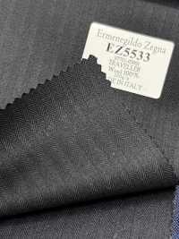 EZ5533 Ermenegildo Zegna TRAVELLER 黒 ストライプ[生地] 細井商事株式会社 サブ画像