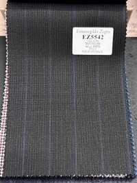 EZ5542 Ermenegildo Zegna TRAVELLER グレー×サックス ストライプ[生地] 細井商事株式会社 サブ画像