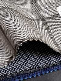 DM6142 DORMEUIL QUEEN Super100's ベージュ×ブラック チェック[生地] 細井商事株式会社 サブ画像