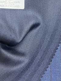 DM6151 DORMEUIL QUEEN Super100's 濃紺 ストライプ[生地] 細井商事株式会社 サブ画像