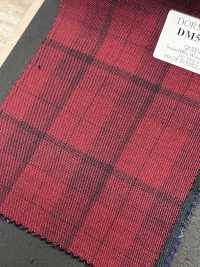 DM5137 DORMEUIL QUEEN Super100's レッド チェック[生地] 細井商事株式会社 サブ画像