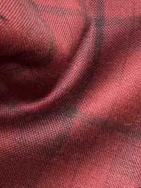 DM5137 DORMEUIL QUEEN Super100's レッド チェック[生地] 細井商事株式会社 サブ画像