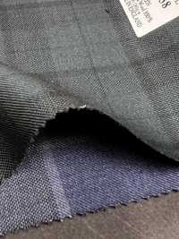 DM5138 DORMEUIL QUEEN Super100's グリーン チェック[生地] 細井商事株式会社 サブ画像