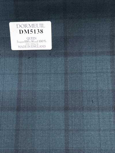 DORMEUIL QUEEN Super100's グリーン チェック