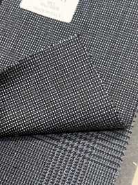 CR6611 CARNET 3PLY ネイビー チェック[生地] 細井商事株式会社 サブ画像