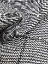 CR6613 CARNET 3PLY ライトグレー チェック[生地] 細井商事株式会社 サブ画像