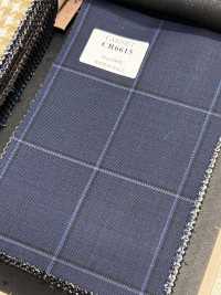 CR6615 CARNET 3PLY ネイビー チェック[生地] 細井商事株式会社 サブ画像