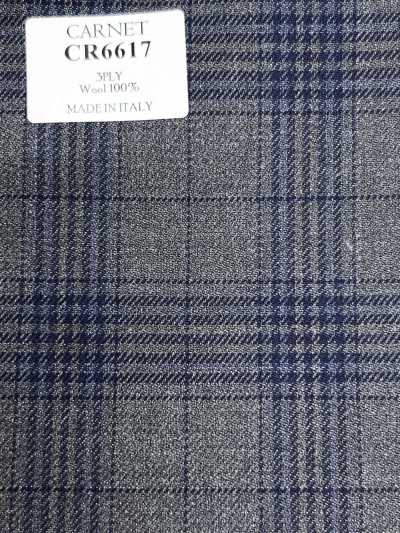CARNET 3PLY グレー×ネイビー チェック