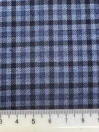 CR6618 CARNET サックス チェック[生地] 細井商事株式会社 サブ画像