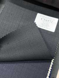 CN6572 CANONICO Super110's 黒 チェック[生地] 細井商事株式会社 サブ画像