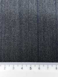 CN5582 CANONICO Super110's グリーン×ネイビー ストライプ[生地] 細井商事株式会社 サブ画像