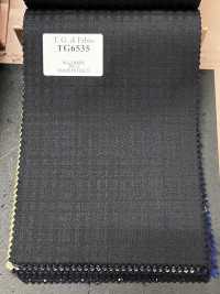 TG6535 T.G di FABIO 濃紺 チェック[生地] 細井商事株式会社 サブ画像