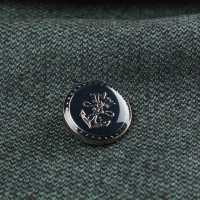 EX256 国産 スーツ・ジャケット用メタルボタン シルバー/紺 ヤマモト(EXCY) サブ画像