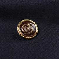 EX265 国産 スーツ・ジャケット用メタルボタン ゴールド/赤 ヤマモト(EXCY) サブ画像