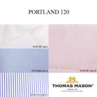 F347360 THOMAS MASON トーマスメイソン 平織り シャツ生地 THOMAS MASON サブ画像