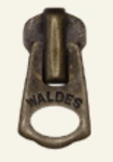 5-AG-CO-OR WALDES® ビンテージファスナー アンチックゴールド 5サイズ
